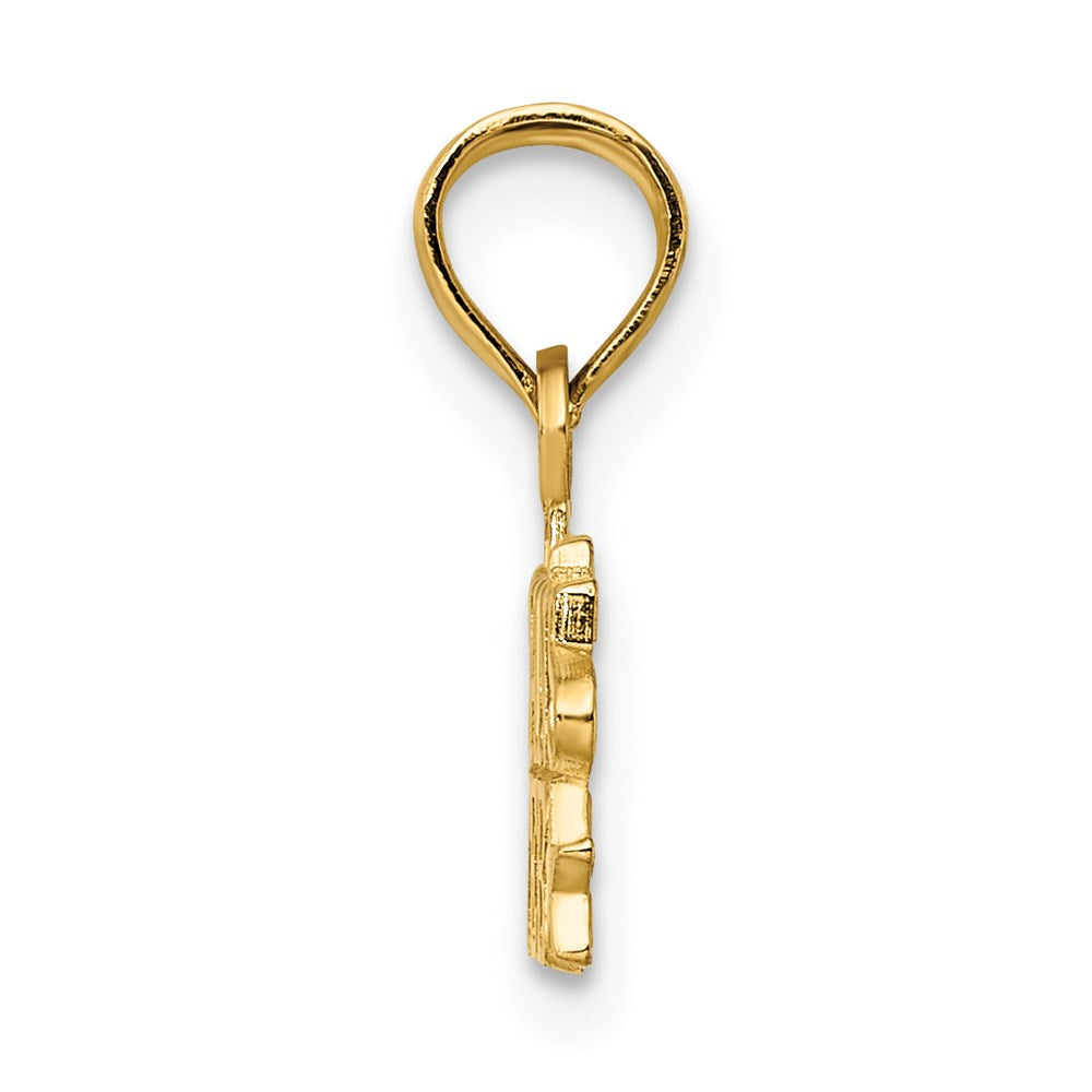 Million Charms 14K Yellow Gold Themed Policeman'S Daughter Charm