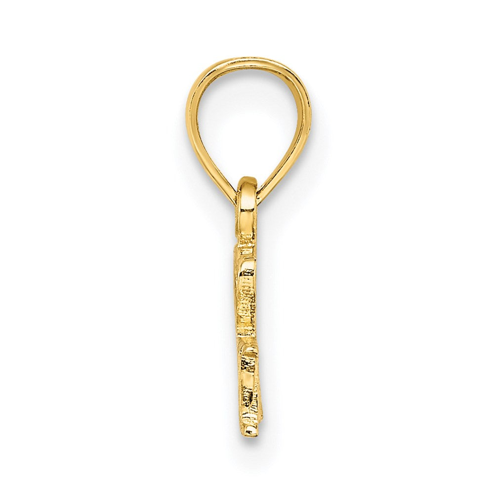 Million Charms 14K Yellow Gold Themed I Heart Hawaii Charm