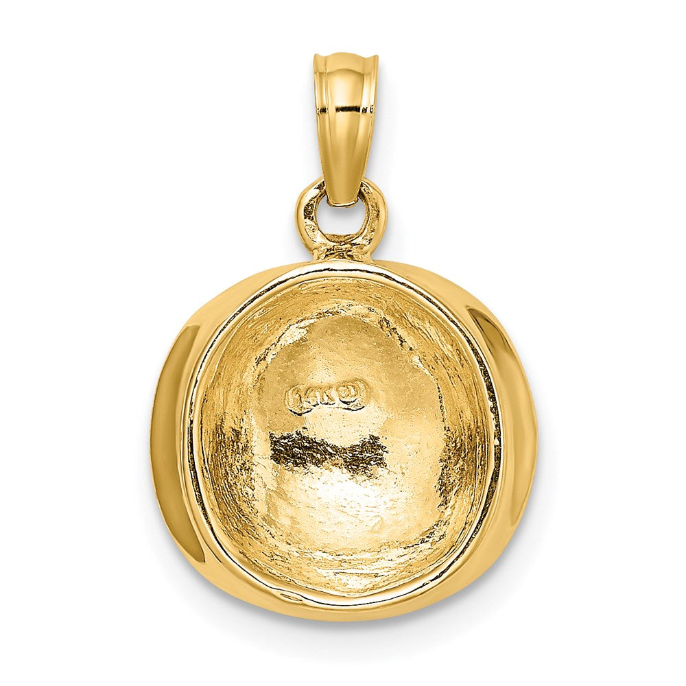 Million Charms 14K Yellow Gold Themed Sailor Hat Charm