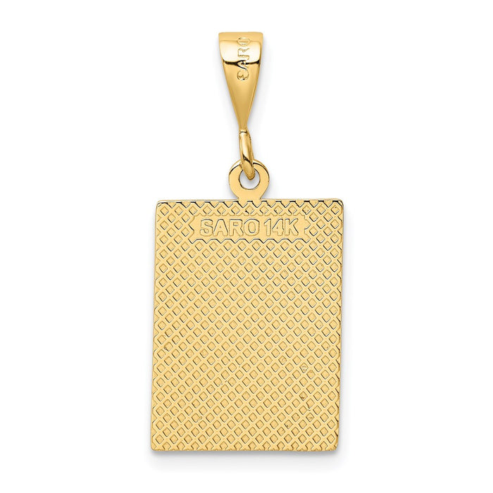 Million Charms 14K Yellow Gold Themed Friend Pendant