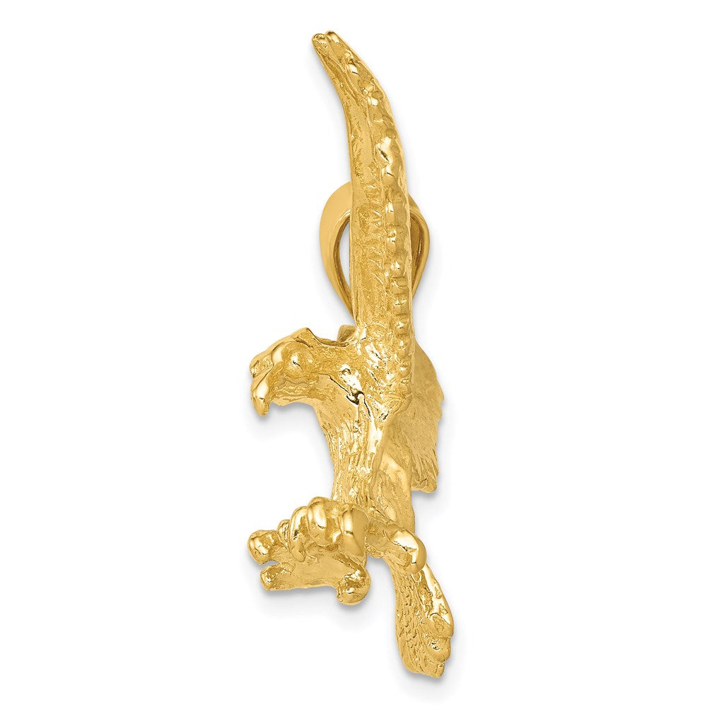 Million Charms 14K Yellow Gold Themed Eagle Pendant