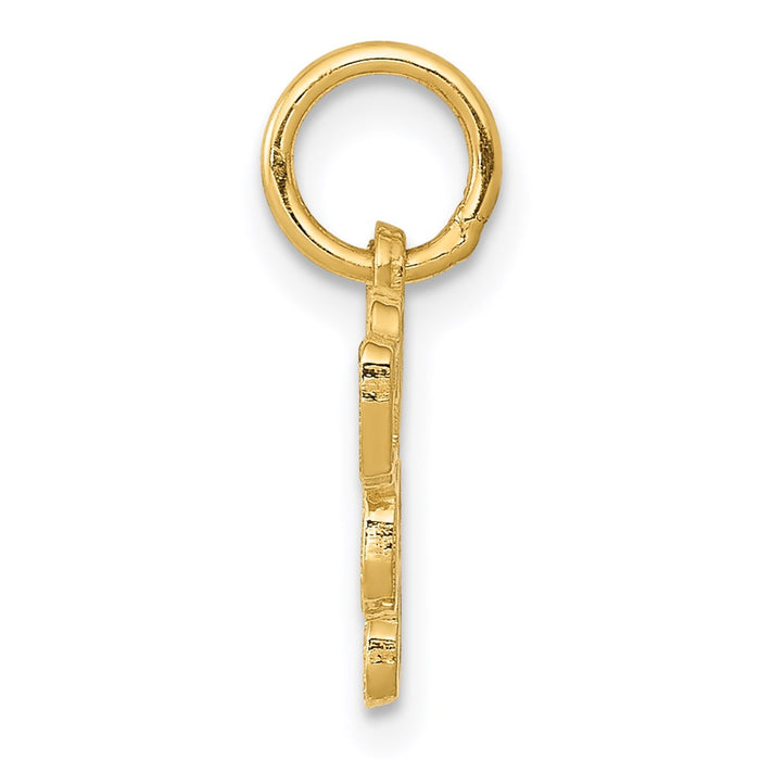 Million Charms 14K Yellow Gold Themed Religious Saint Bernard Charm