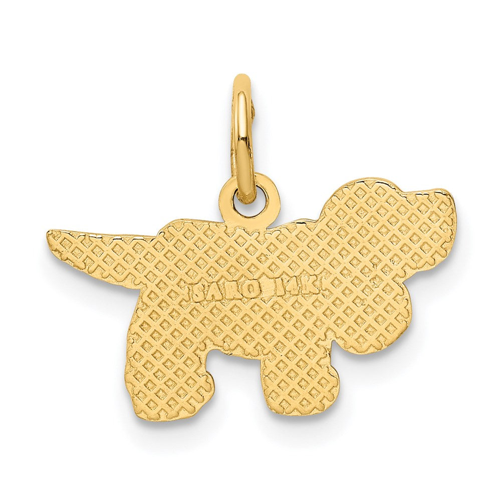 Million Charms 14K Yellow Gold Themed Religious Saint Bernard Charm