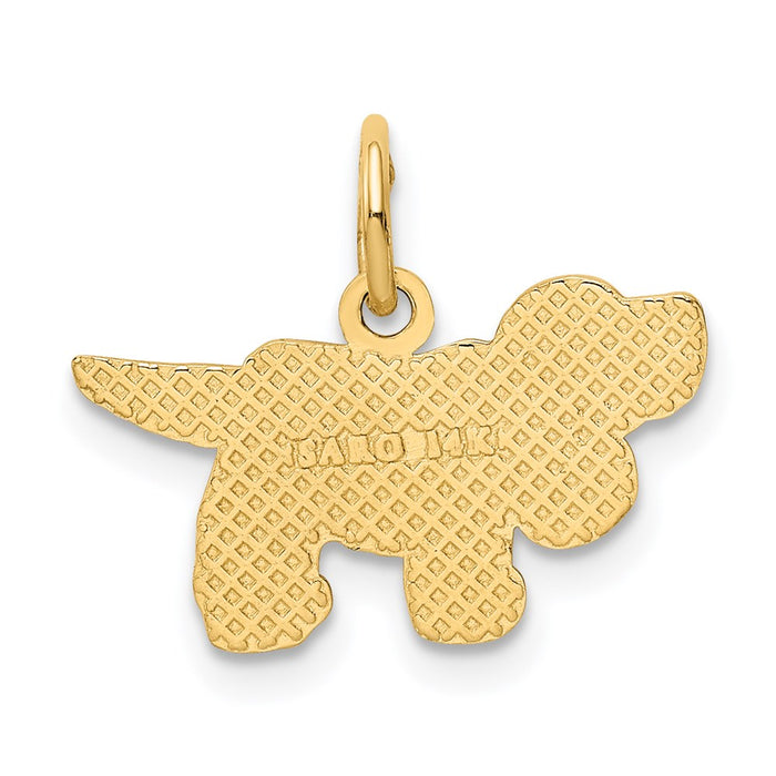 Million Charms 14K Yellow Gold Themed Religious Saint Bernard Charm