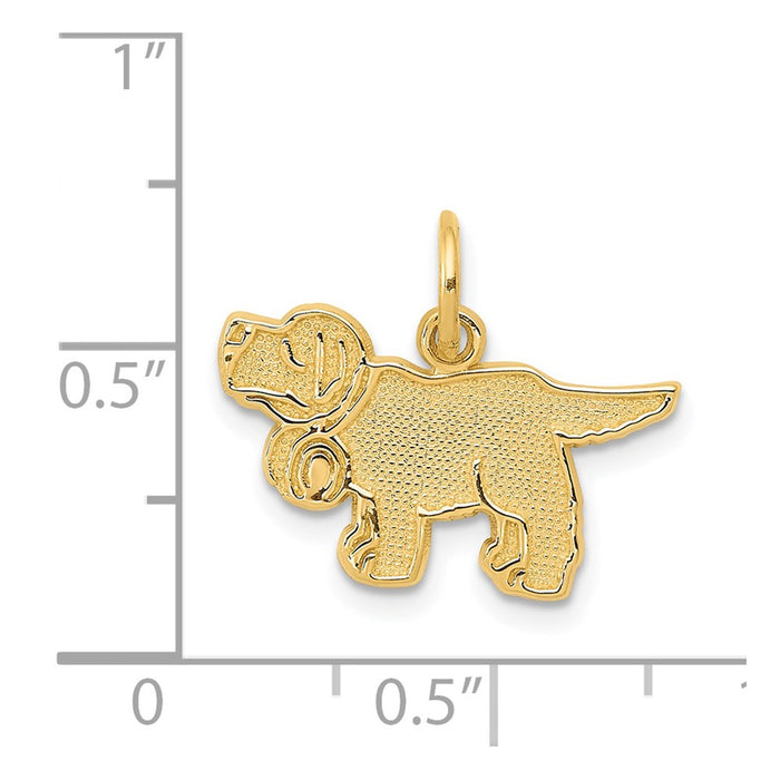 Million Charms 14K Yellow Gold Themed Religious Saint Bernard Charm