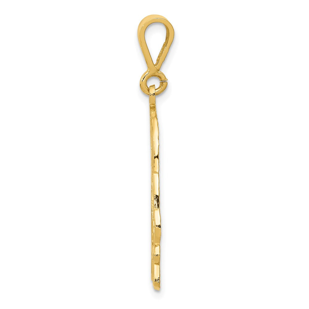 Million Charms 14K Yellow Gold Themed Beagle Pendant