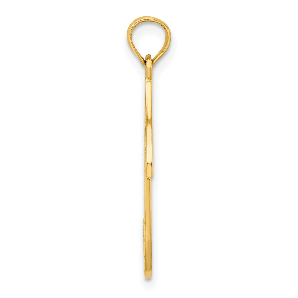Million Charms 14K Yellow Gold Themed Music Note Charm