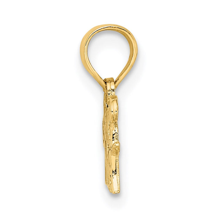 Million Charms 14K Yellow Gold Themed Sports Soccer Mom Charm