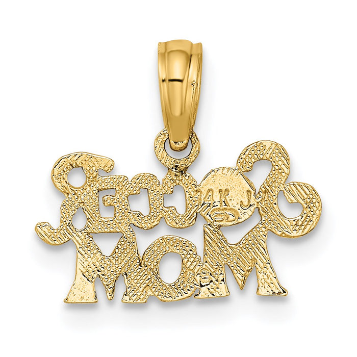 Million Charms 14K Yellow Gold Themed Sports Soccer Mom Charm