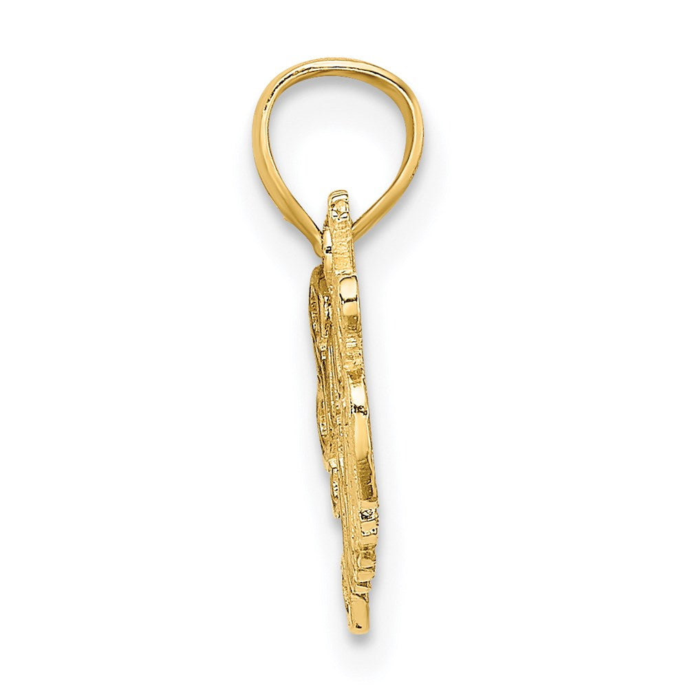 Million Charms 14K Yellow Gold Themed Sports Soccer Mom Charm