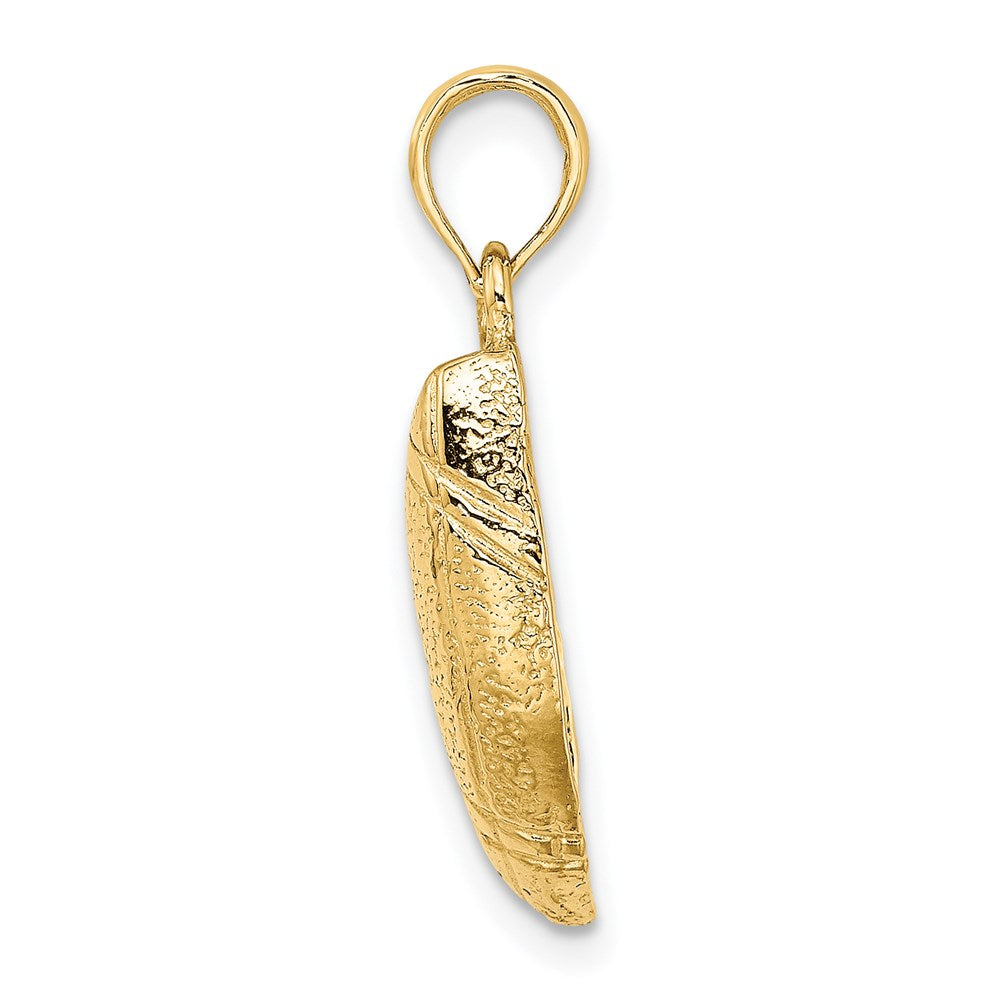Million Charms 14K Yellow Gold Themed Sports Football Charm