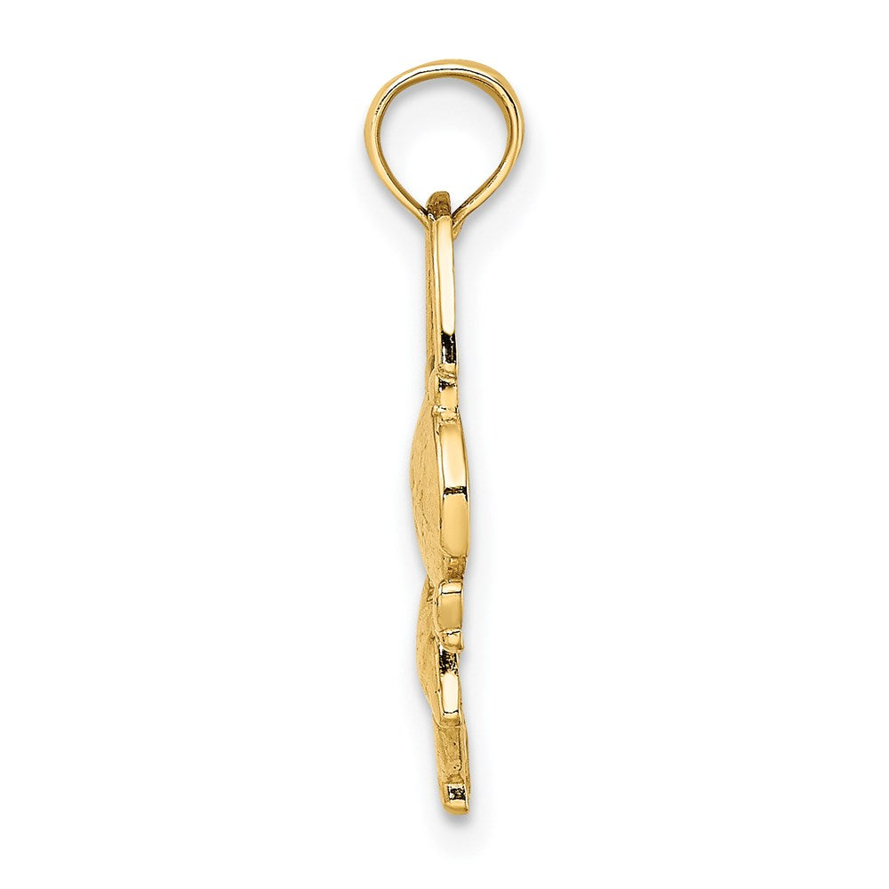 Million Charms 14K Yellow Gold Themed Girl With Jump Rope Charm