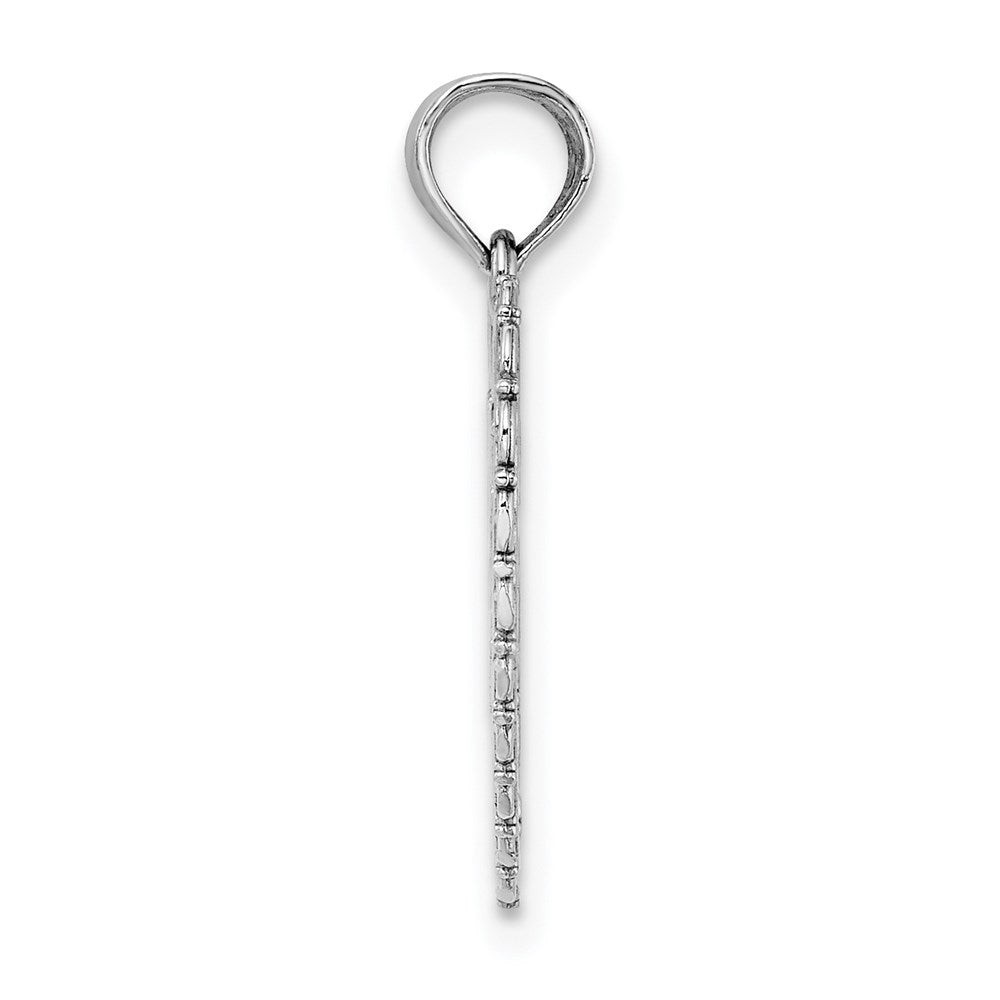 Million Charms 14K White Gold Themed For My Sister/ We Are Friends Forever Heart Charm