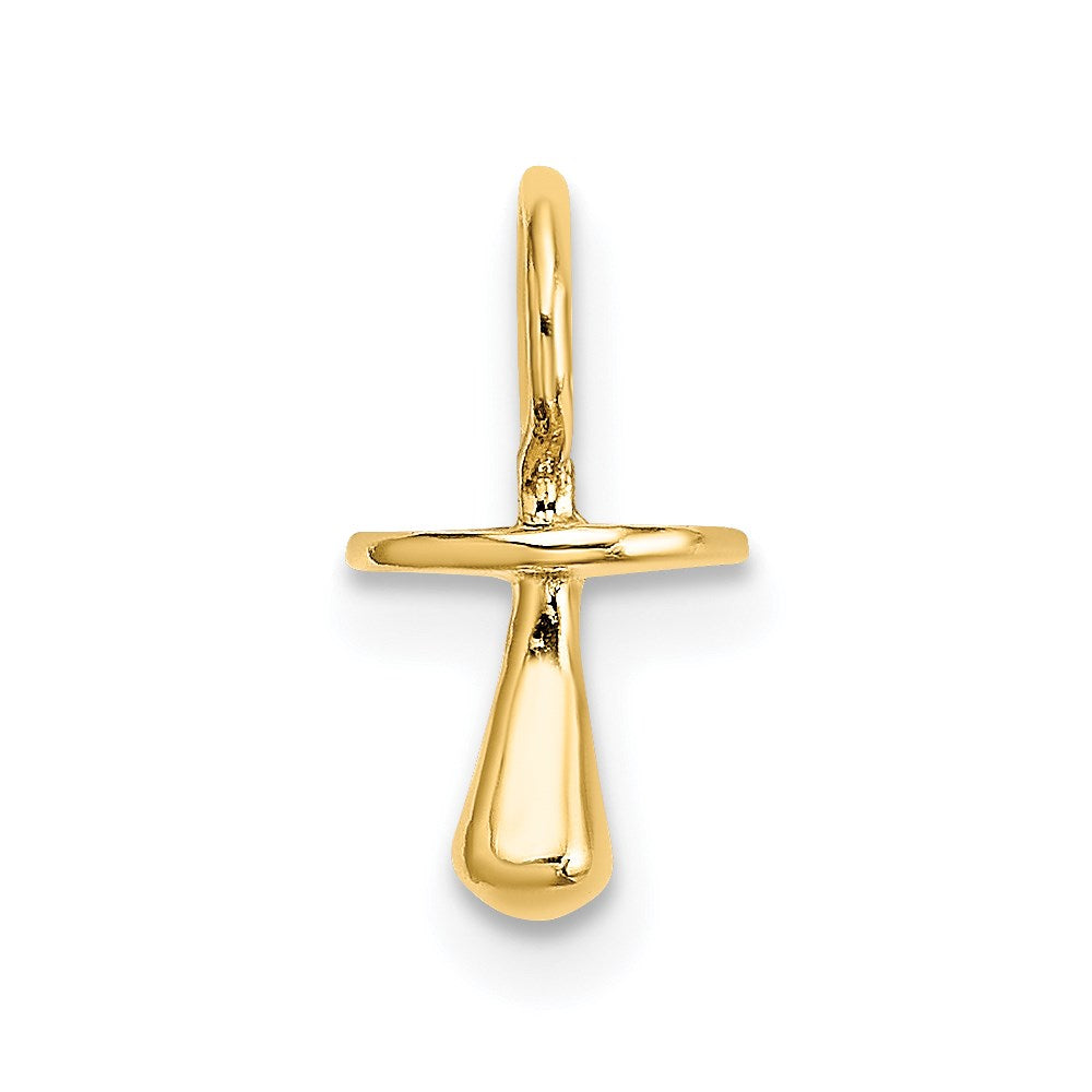 Million Charms 14K Yellow Gold Themed Gold Themed Polished 3-D Pacifier Charm