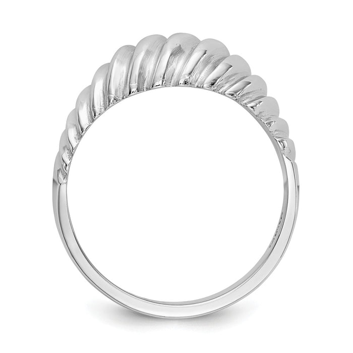 14k White Gold Fancy Ring, Size: 7