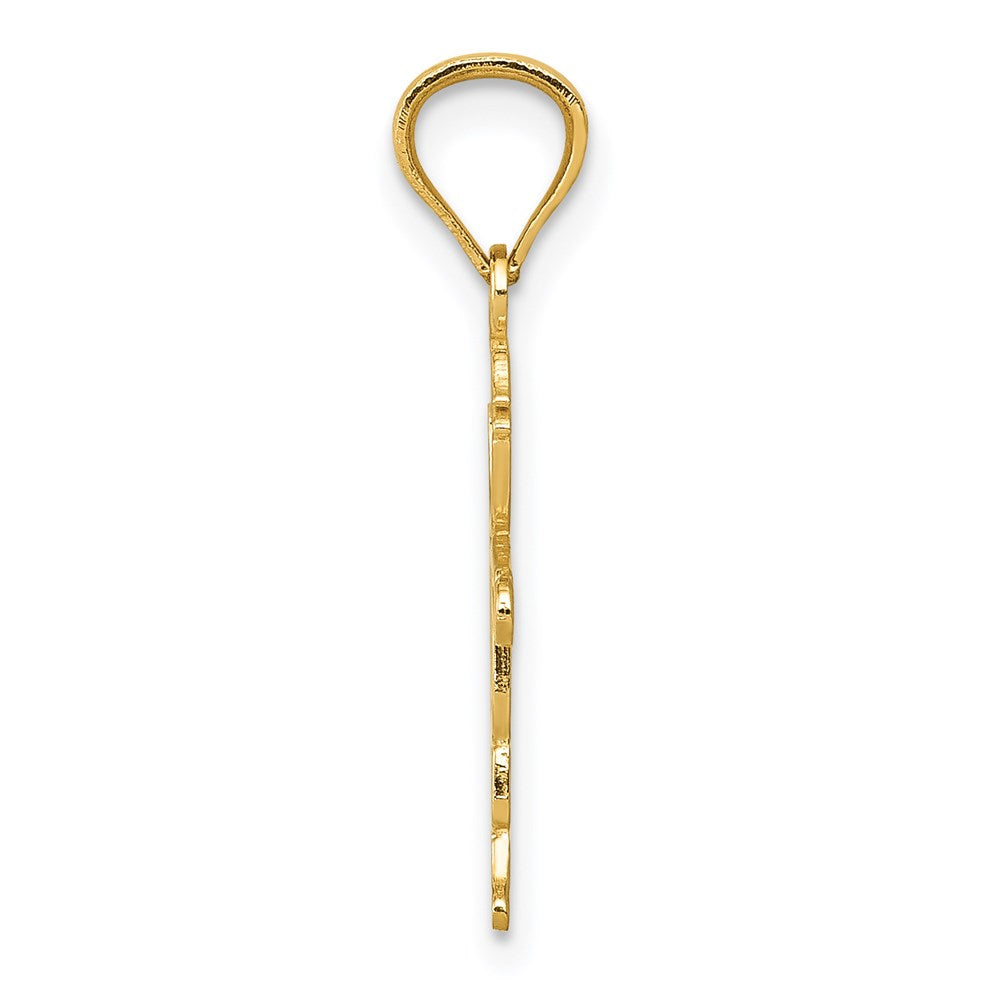 Million Charms 14K Yellow Gold Themed Polished Boy Charm