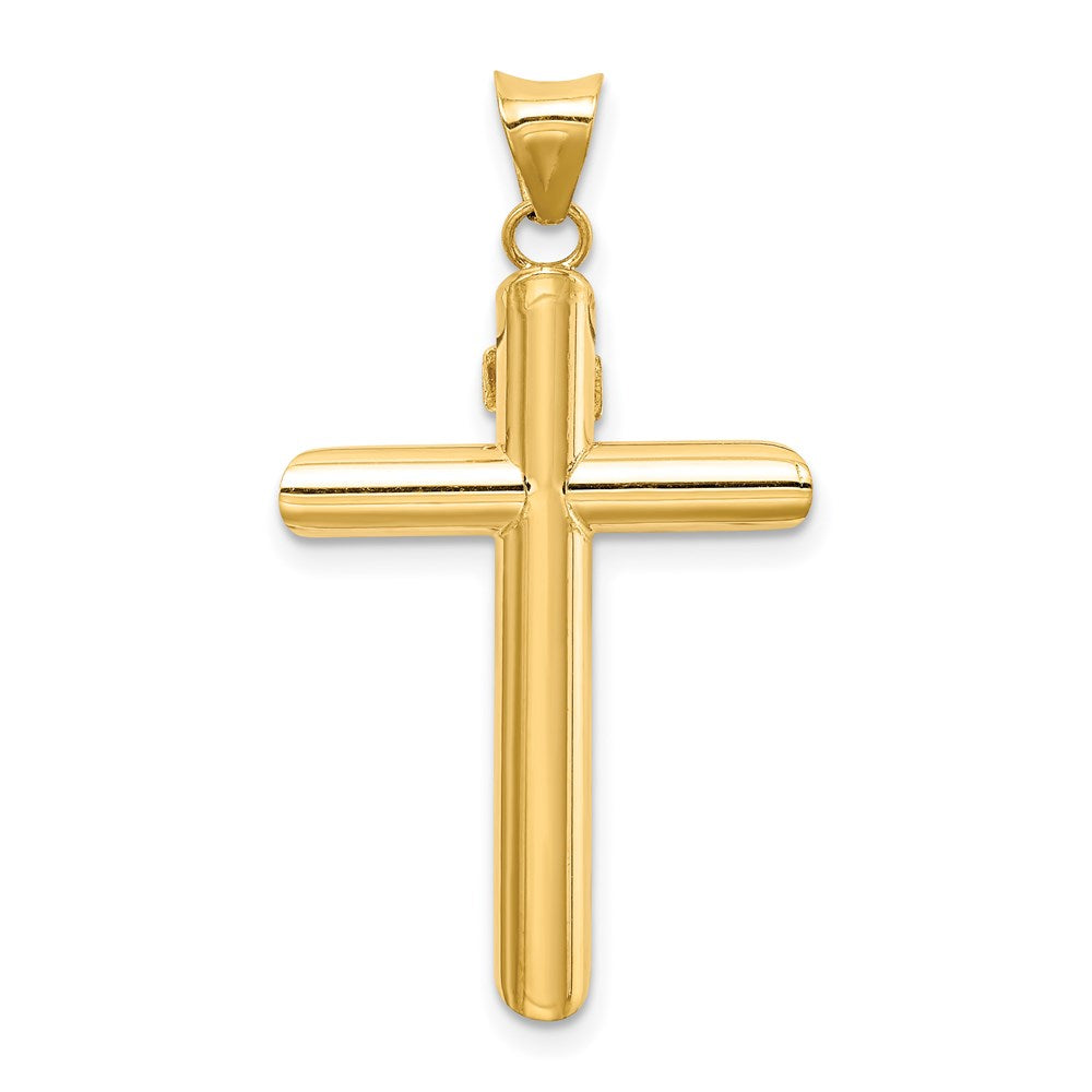 Million Charms 14K Two-Tone Polished Relgious Crucifix Pendant