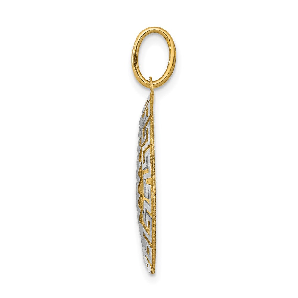 Million Charms 14K Two-Tone Relgious Our Lady Of Guadalupe Pendant