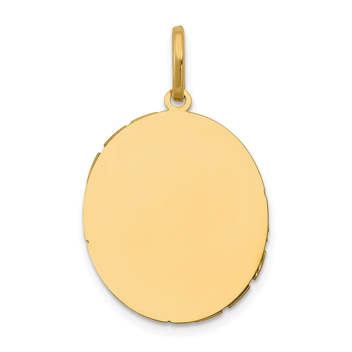 Million Charms 14K Two-Tone Relgious Our Lady Of Guadalupe Pendant