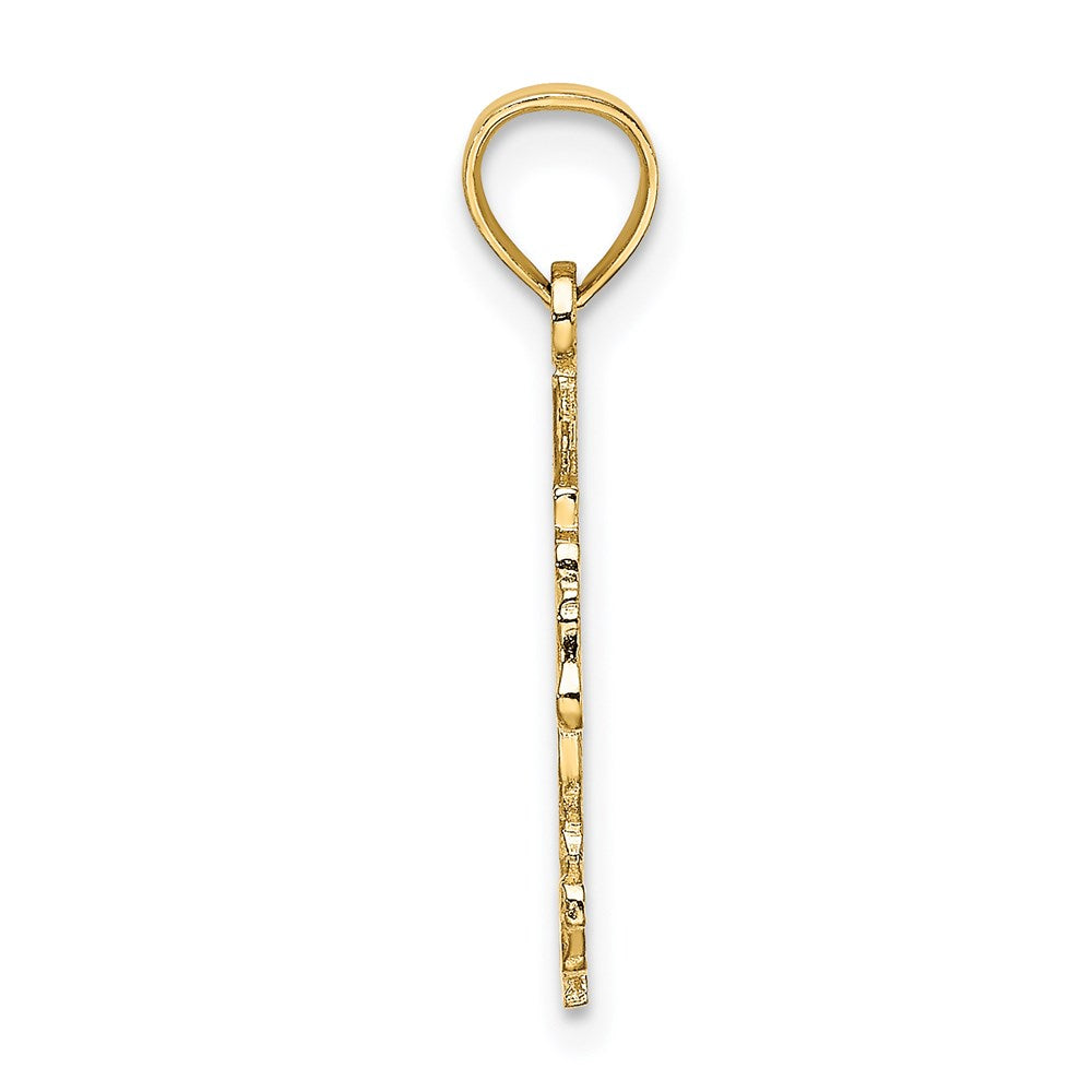 Million Charms 14K Yellow Gold Themed Carousel Horse Charm