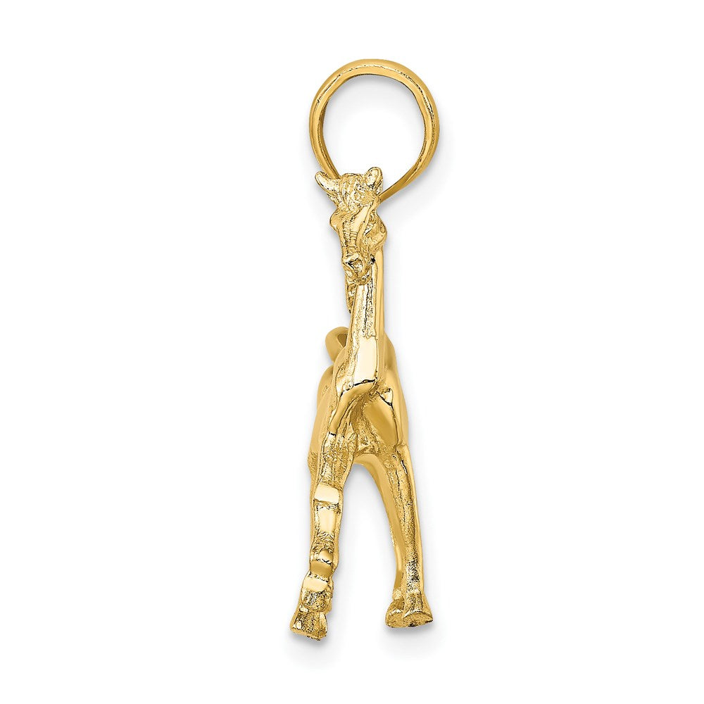 Million Charms 14K Yellow Gold Themed 3-D Horse Charm