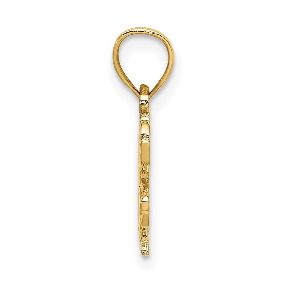Million Charms 14K Yellow Gold Themed Carousel Horse Charm