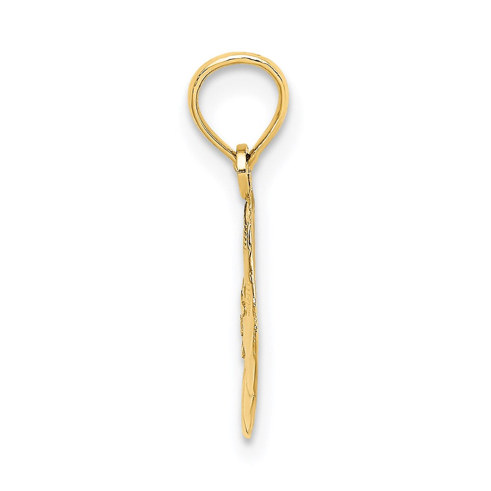Million Charms 14K Yellow Gold Themed Sun Charm