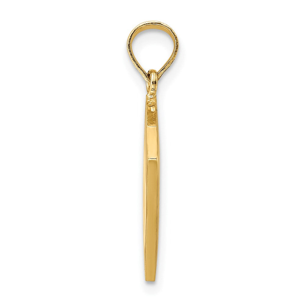 Million Charms 14K Yellow Gold Themed With Red Enamel 3-D Cook Book Charm