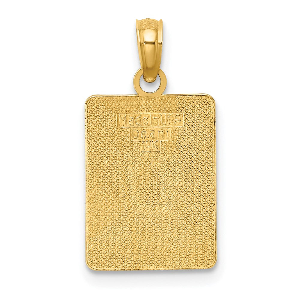 Million Charms 14K Yellow Gold Themed Exit 0 / Cape May With Green Enamel Charm