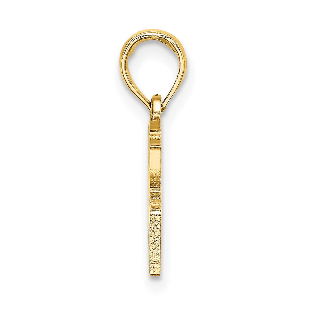 Million Charms 14K Yellow Gold Themed Hands Forming A Heart Charm