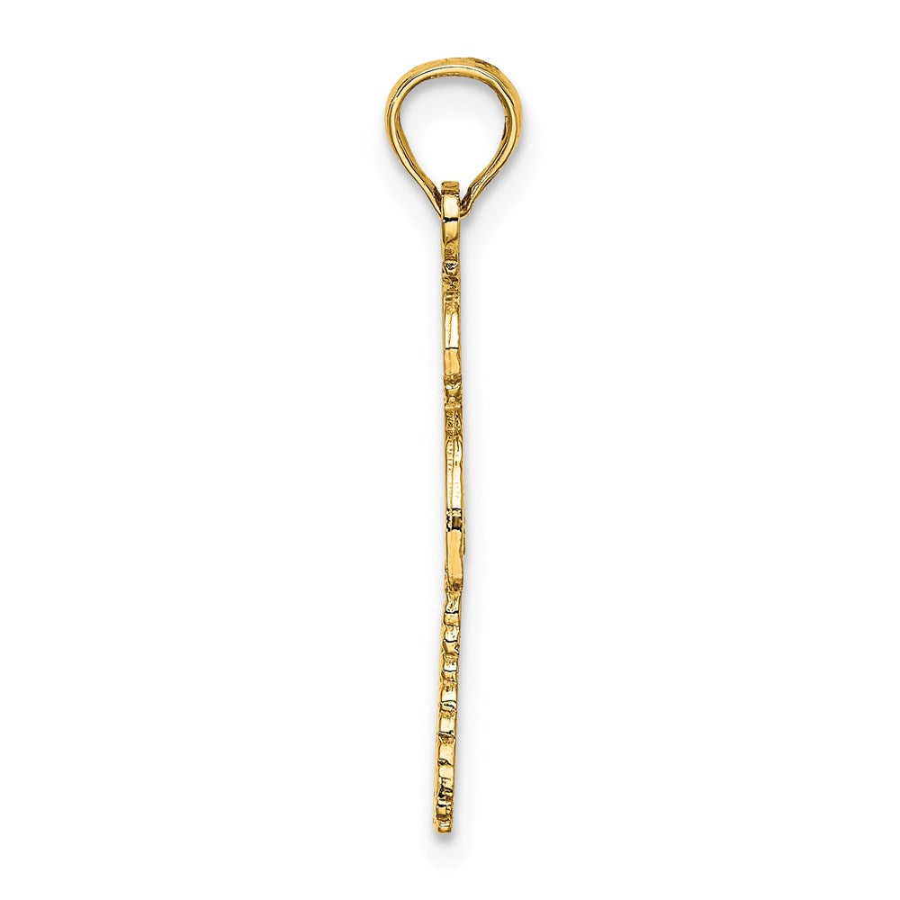 Million Charms 14K Yellow Gold Themed Palm Tree With Cactus Charm