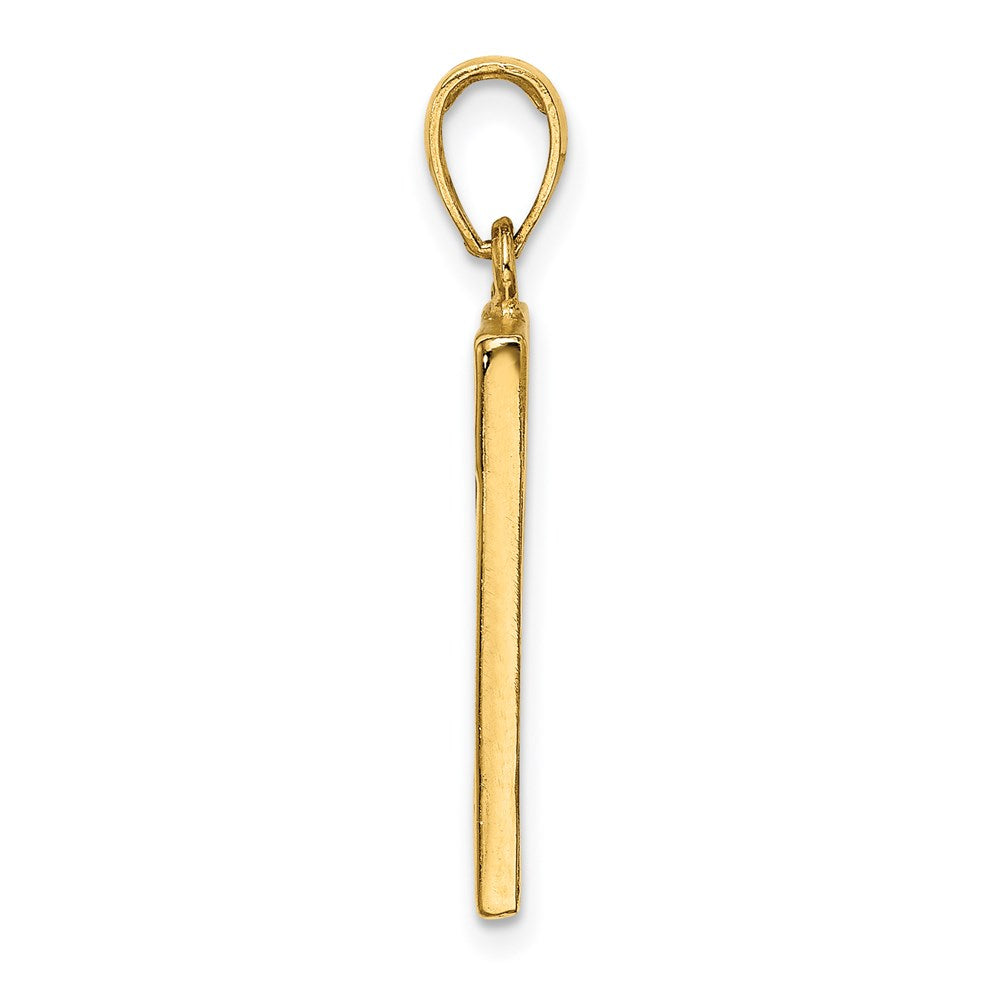 Million Charms 14K Yellow Gold Themed San Francisco Disk 2 Sides Charm