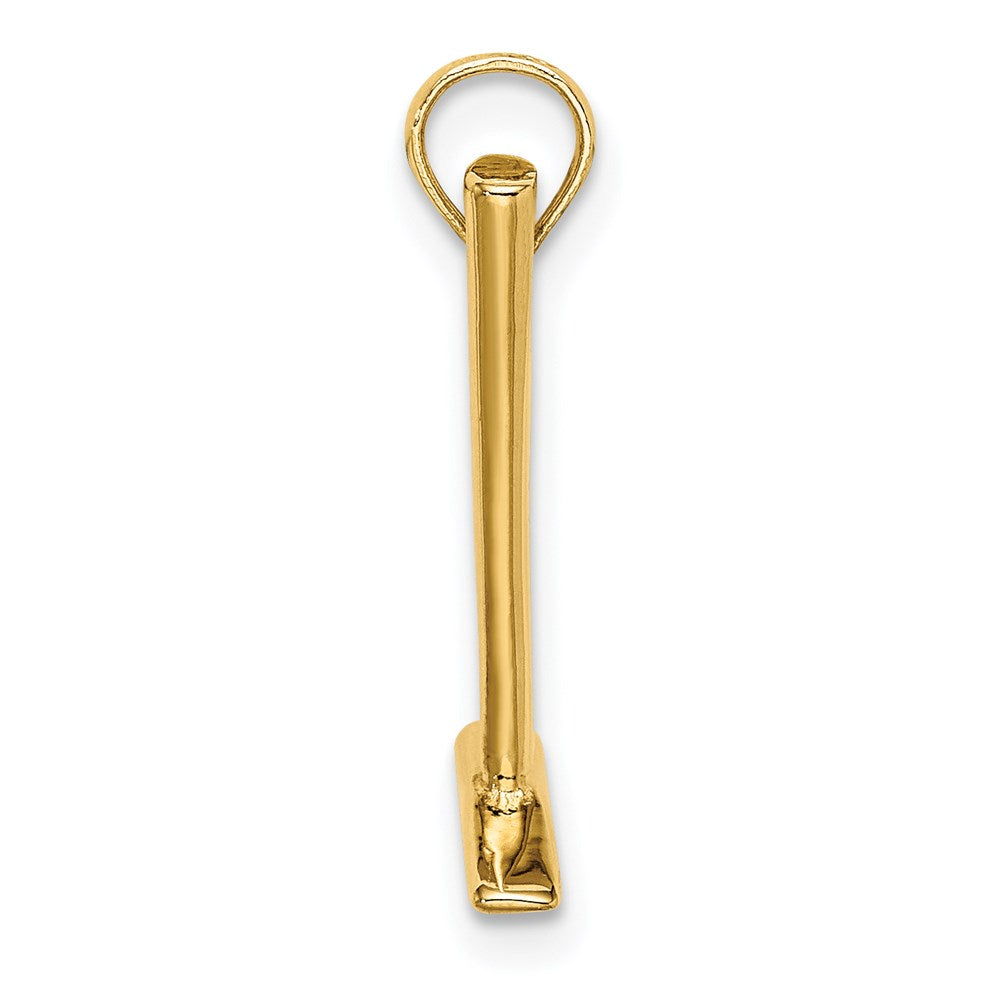 Million Charms 14K Yellow Gold Themed 3-D Hammer Charm