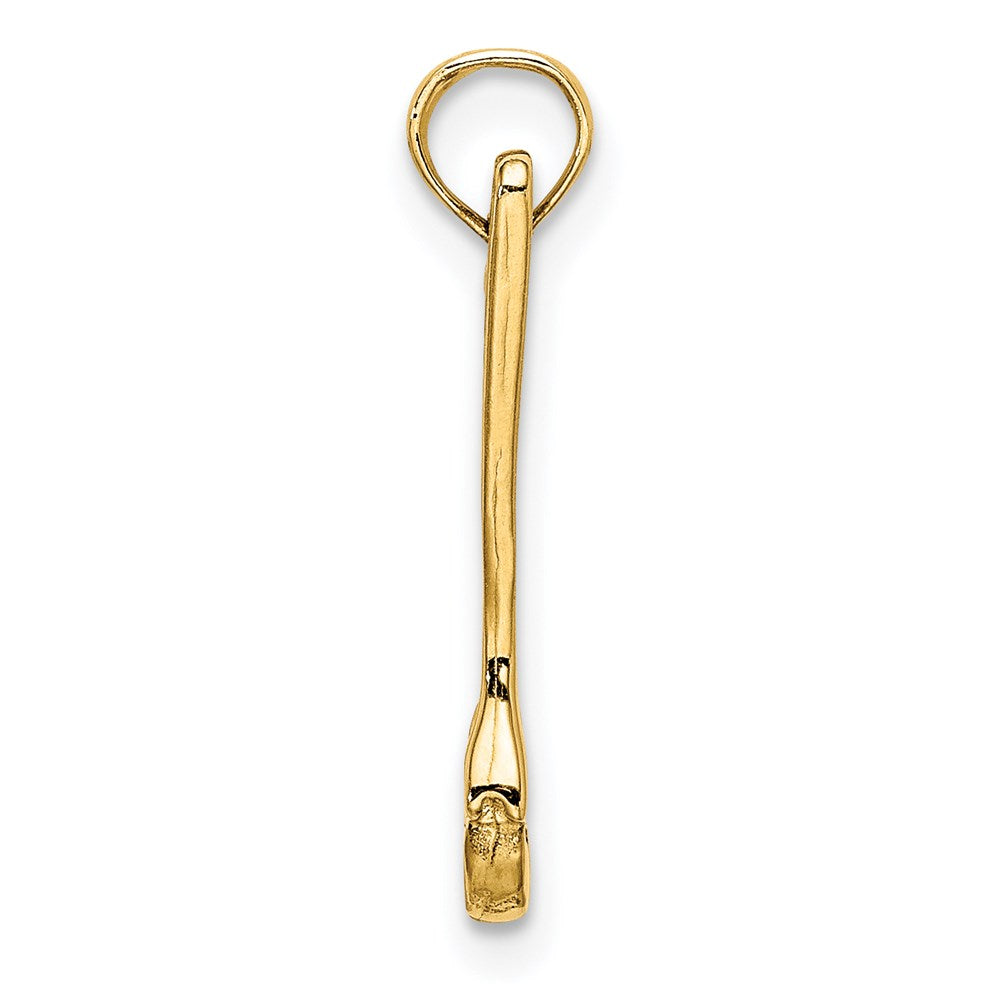 Million Charms 14K Yellow Gold Themed 3-D Adjustable Wrench Charm