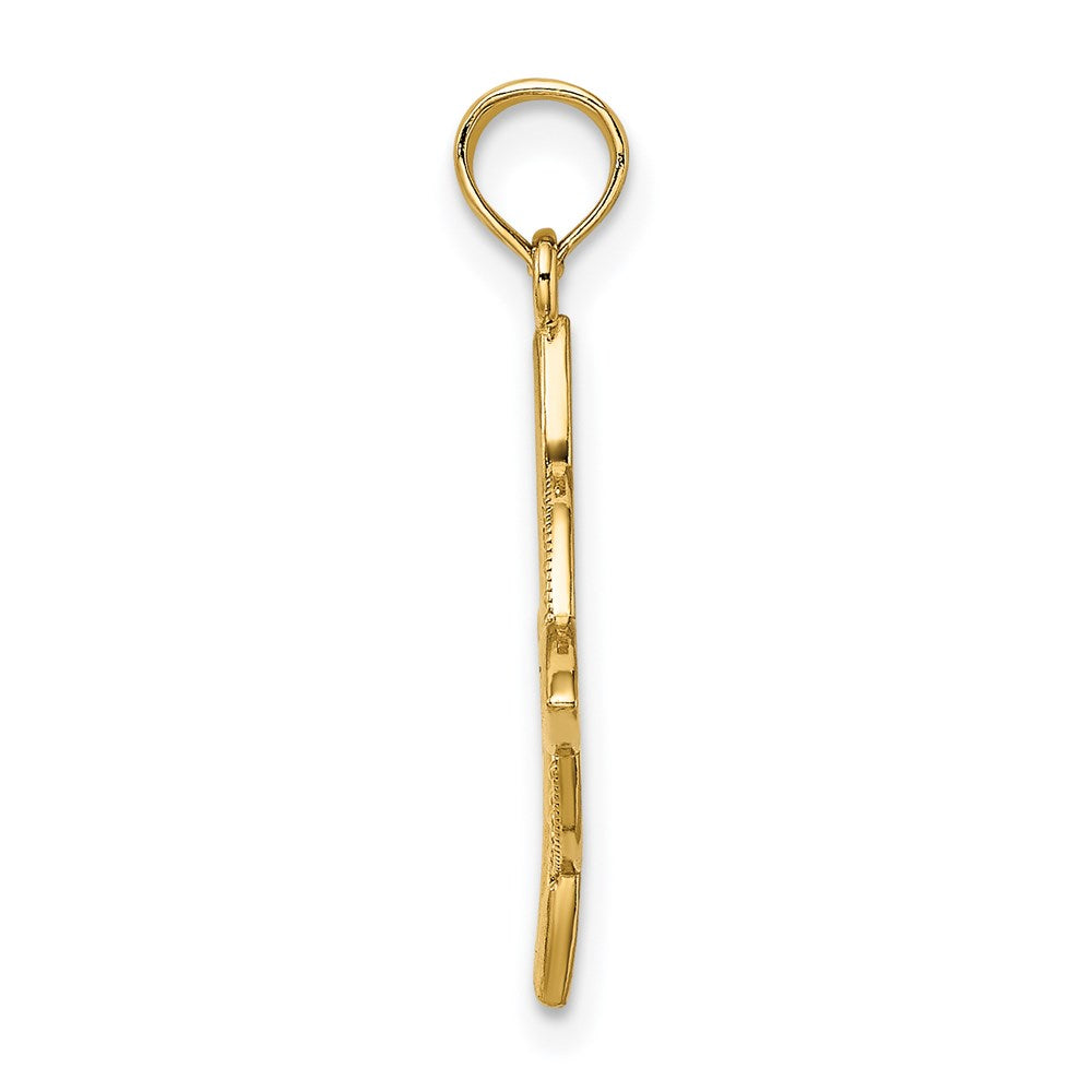 Million Charms 14K Yellow Gold Themed Sm Celtic Eternity Knot Charm