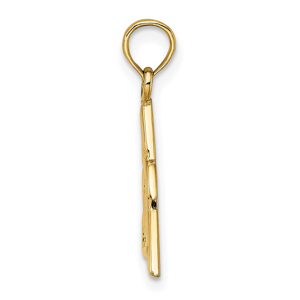 Million Charms 14K Yellow Gold Themed Sm Celtic Trinity Knot Charm