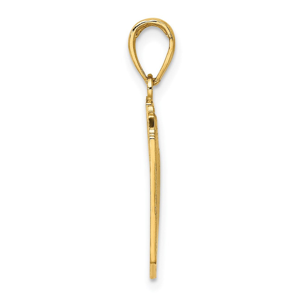 Million Charms 14K Yellow Gold Themed Pittsburgh Skyline Charm