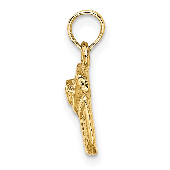 Million Charms 14K Yellow Gold Themed 3-D Kings Arms Tavern Williamsburg, Va Charm