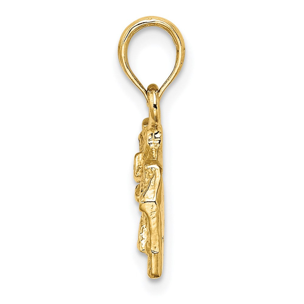 Million Charms 14K Yellow Gold Themed 3-D Wren Buildings Williamsburg, Va Charm