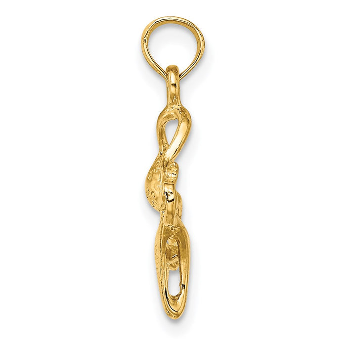Million Charms 14K Yellow Gold Themed Bikini Bathing Suit Charm
