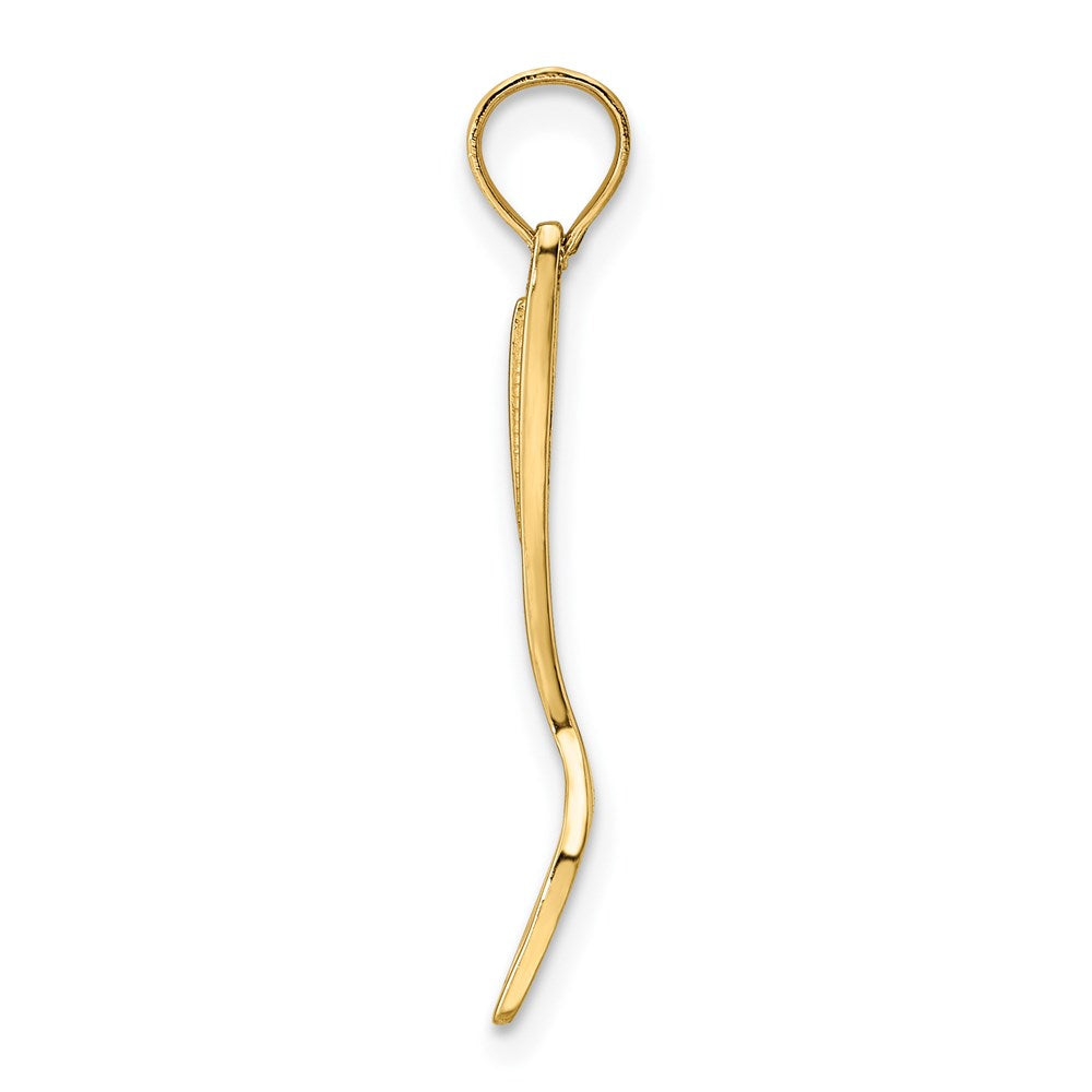 Million Charms 14K Yellow Gold Themed 3-D & Polished Spatula Charm