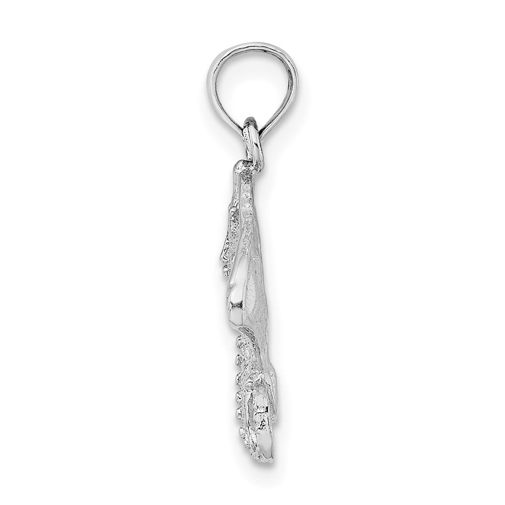Million Charms 14K White Gold Themed Stingray Charm