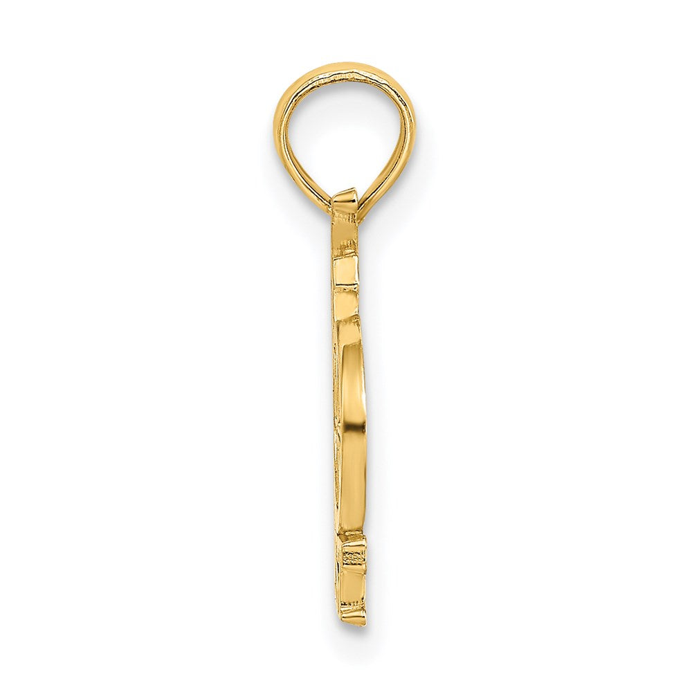 Million Charms 14K Yellow Gold Themed Key West Under Bicycle Charm