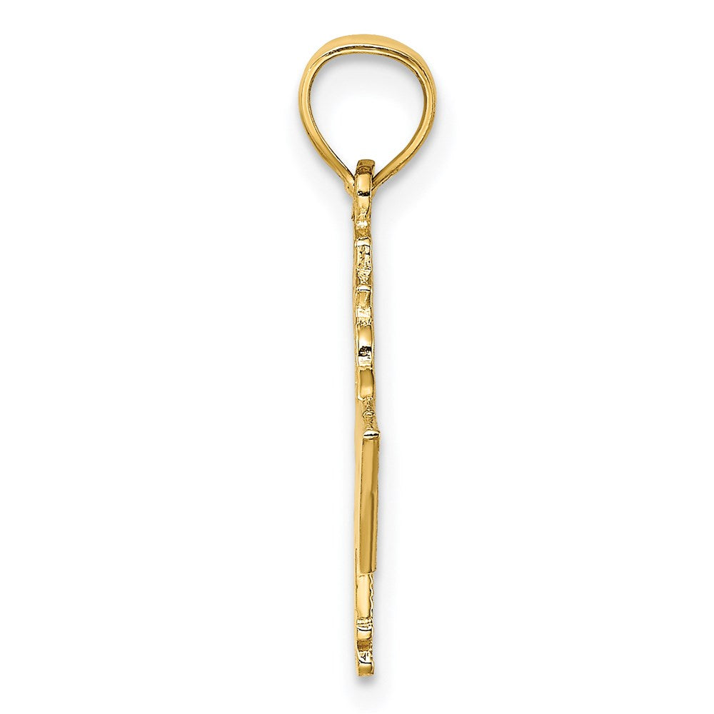 Million Charms 14K Yellow Gold Themed Cayman Islands Cruise Ship Charm