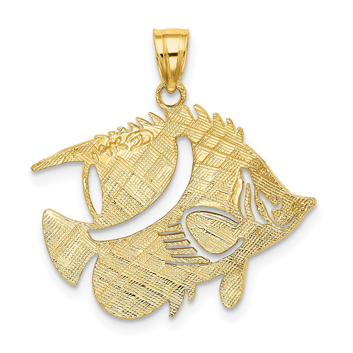 Million Charms 14K Yellow Gold Themed Fish Charm