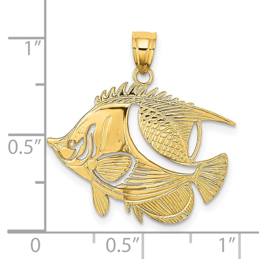 Million Charms 14K Yellow Gold Themed Fish Charm