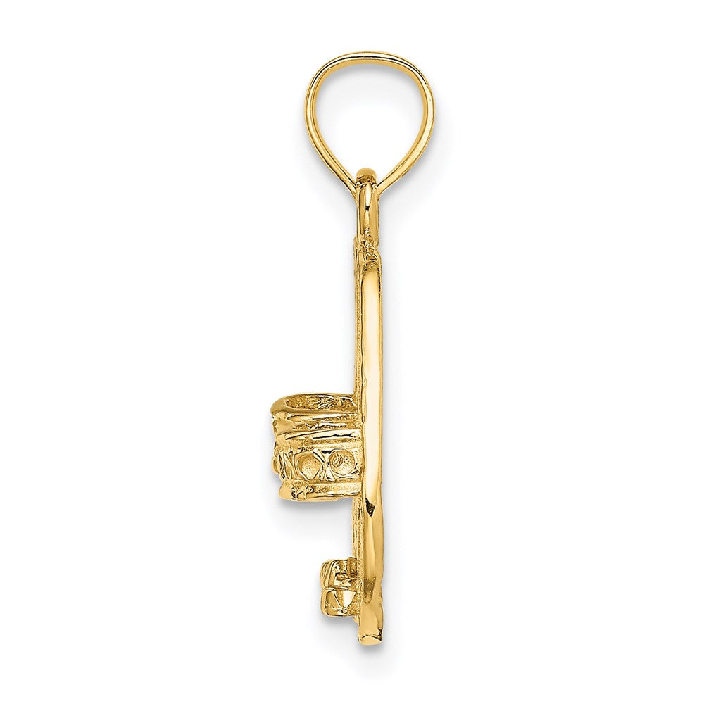 Million Charms 14K Yellow Gold Themed Bahamas Double Sandals Charm