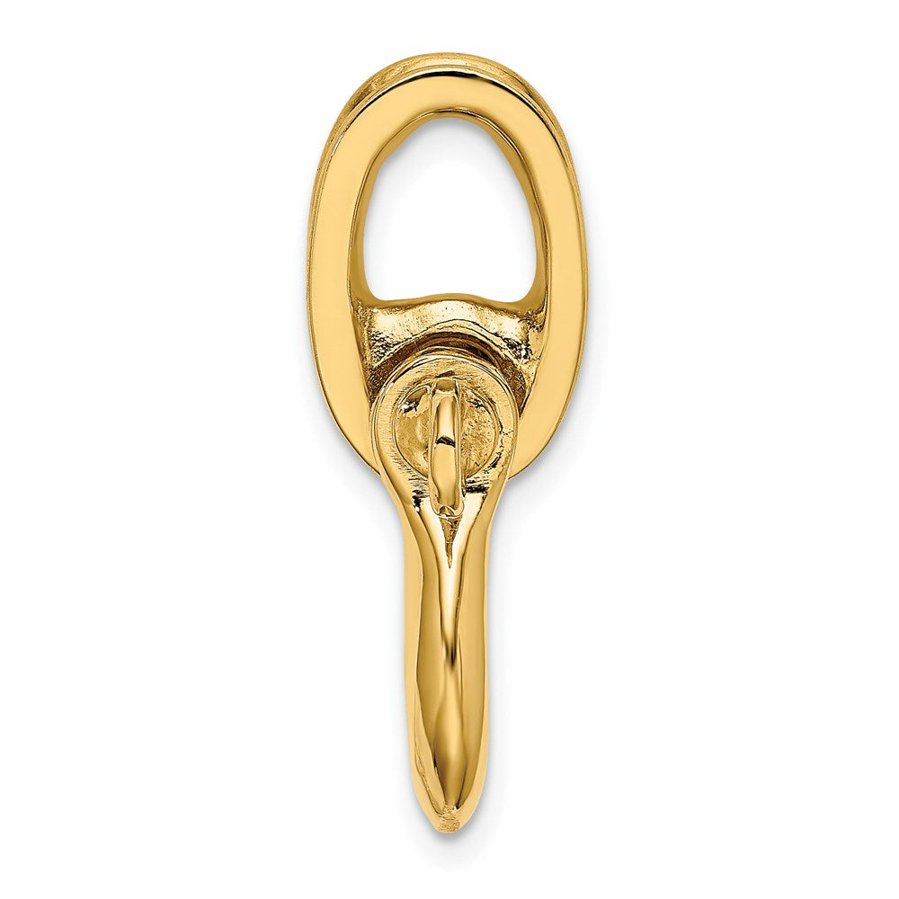 Million Charms 14K Yellow Gold Themed 3-D Medium Shackle Charm