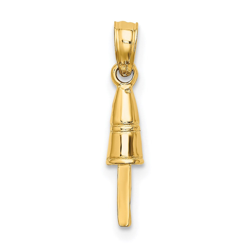 Million Charms 14K Yellow Gold Themed 3-D Buoy Charm
