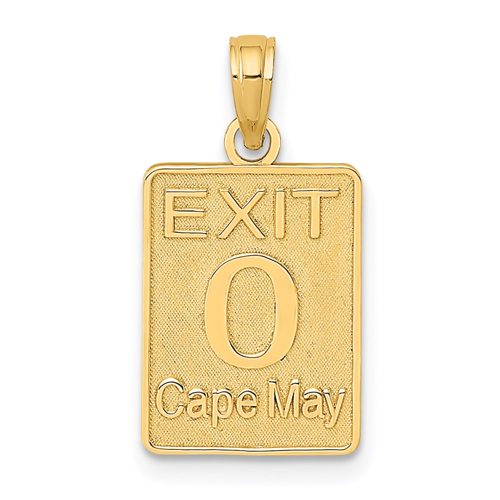 Million Charms 14K Yellow Gold Themed Exit 0 / Cape May